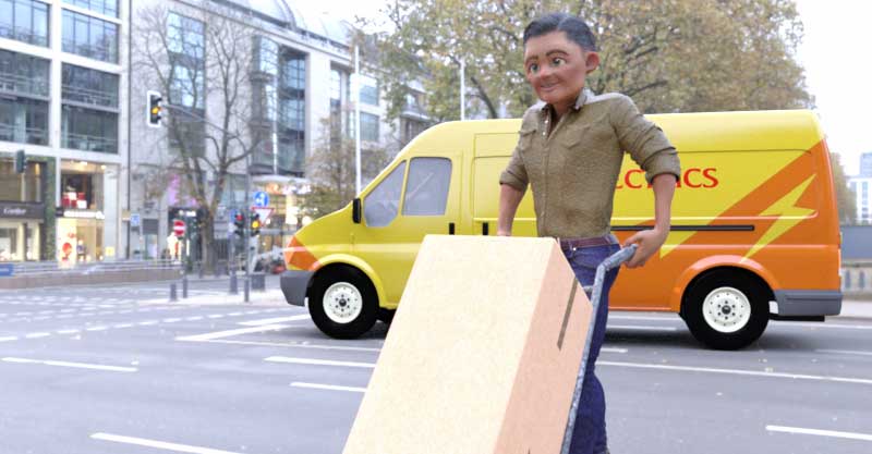 Self employed delivery driver